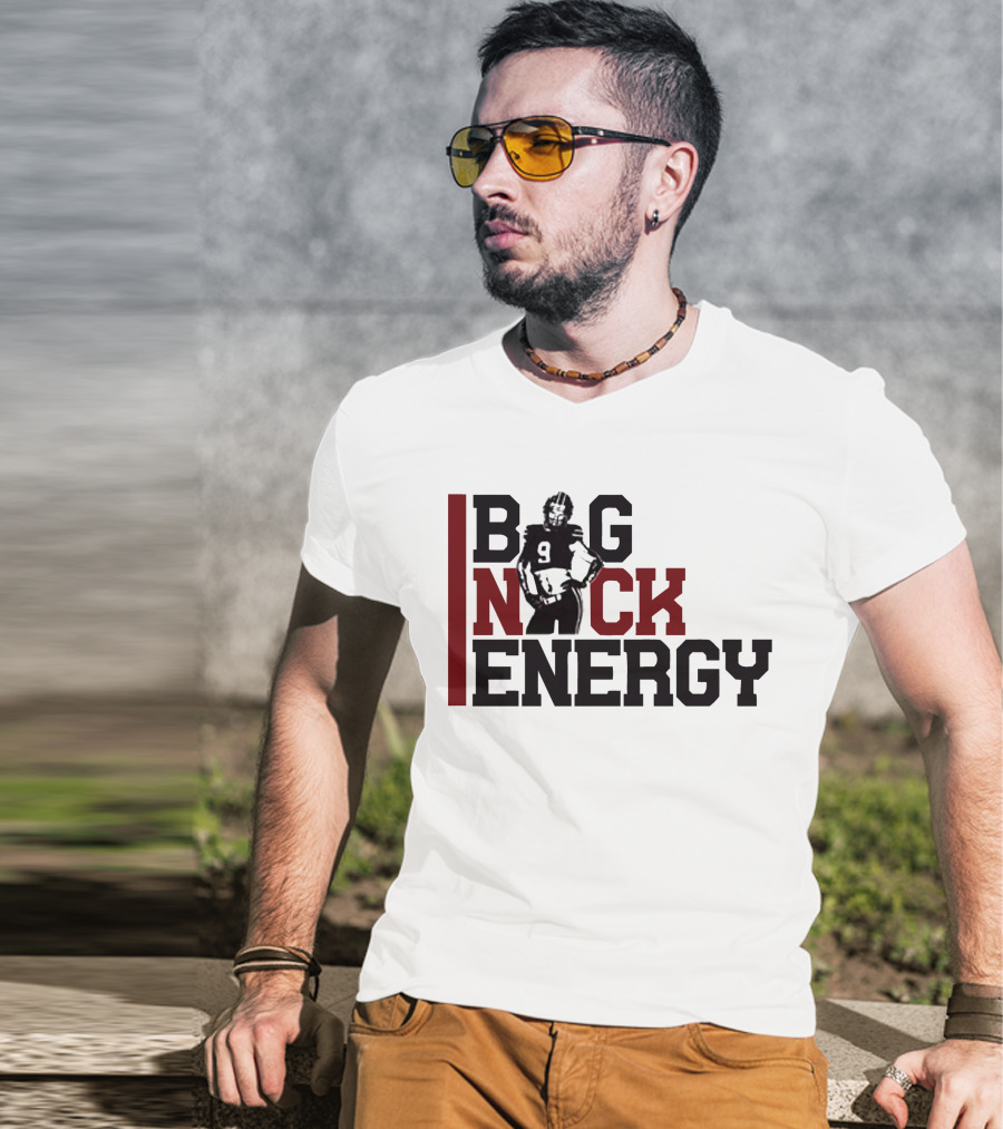 Big Nick Energy Nick Muse Football Number 9 Player T-Shirt