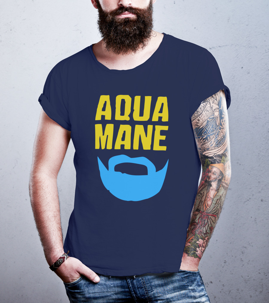 Aqua Mane Steven Adams Beard T-Shirt