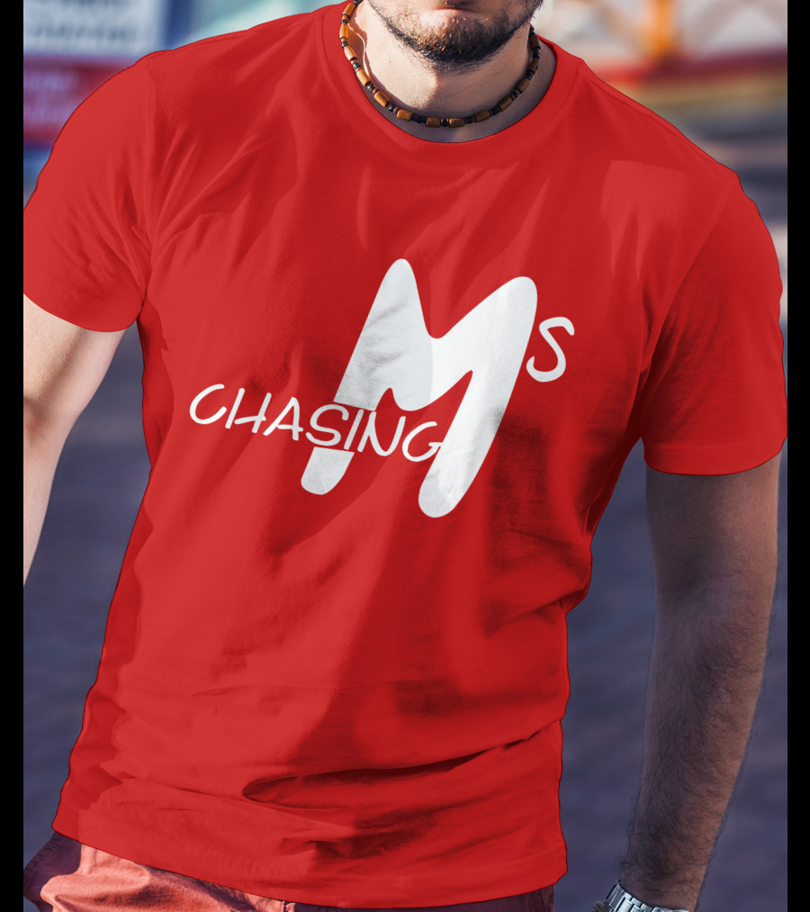 Chasing Ms Retro Style Bold Red T-Shirt
