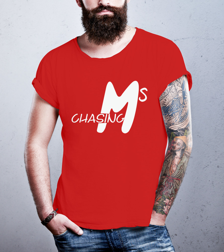 Chasing Ms Retro Style Bold Red T-Shirt