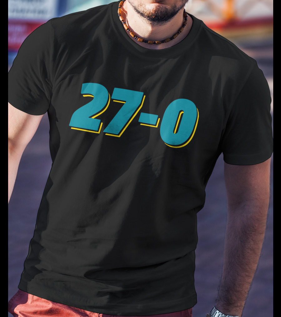 Jacksonville 27-0 Victory Score T-Shirt