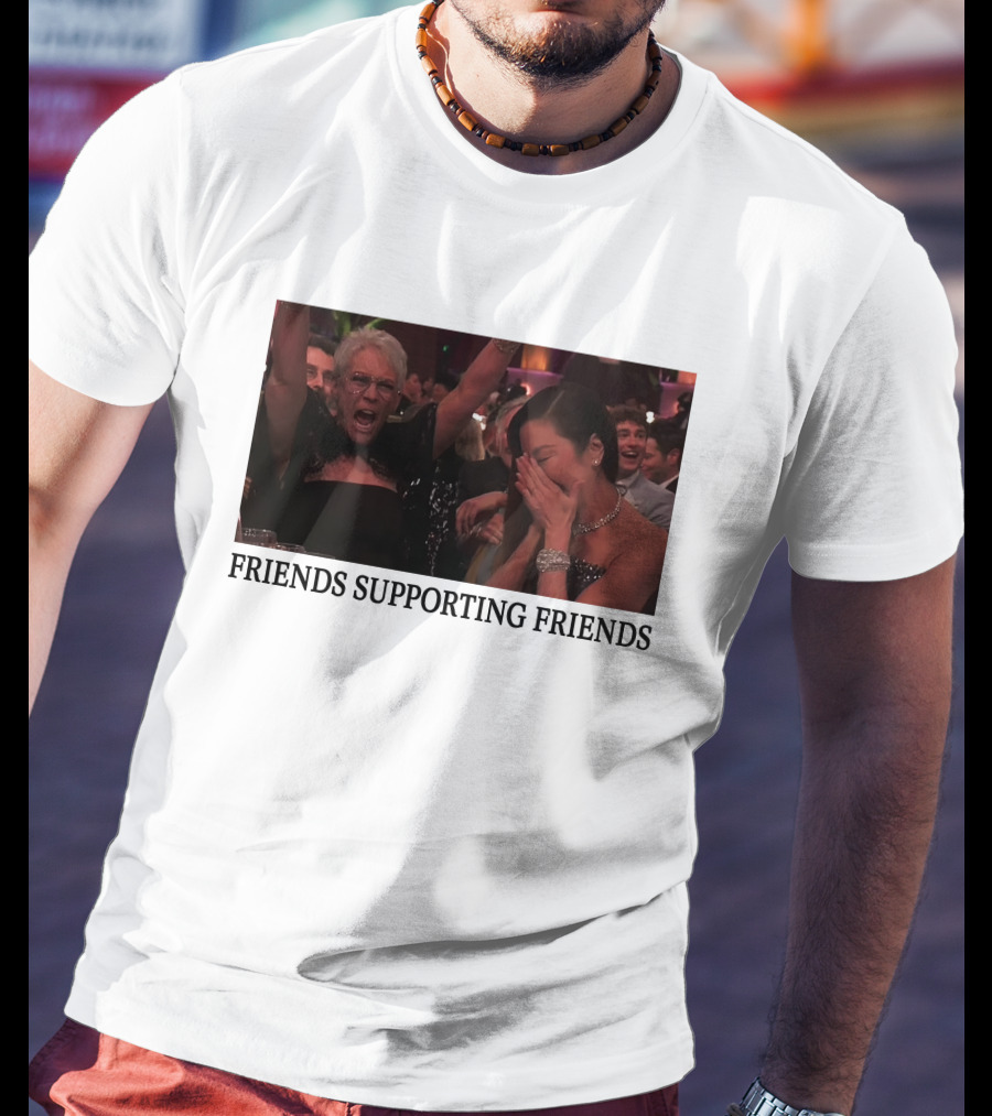 Friends Supporting Friends Michelle Yeoh Jamie Lee Curtis T-Shirt