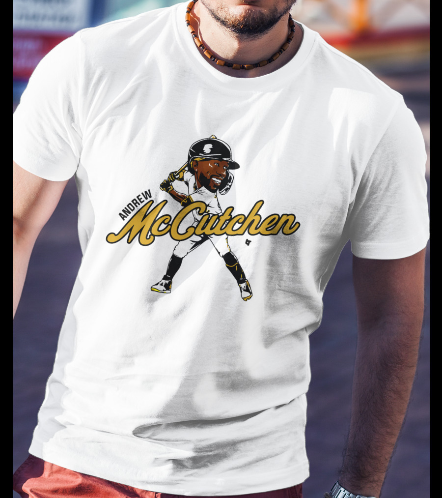 Andrew McCutchen Baseball Caricature T-Shirt