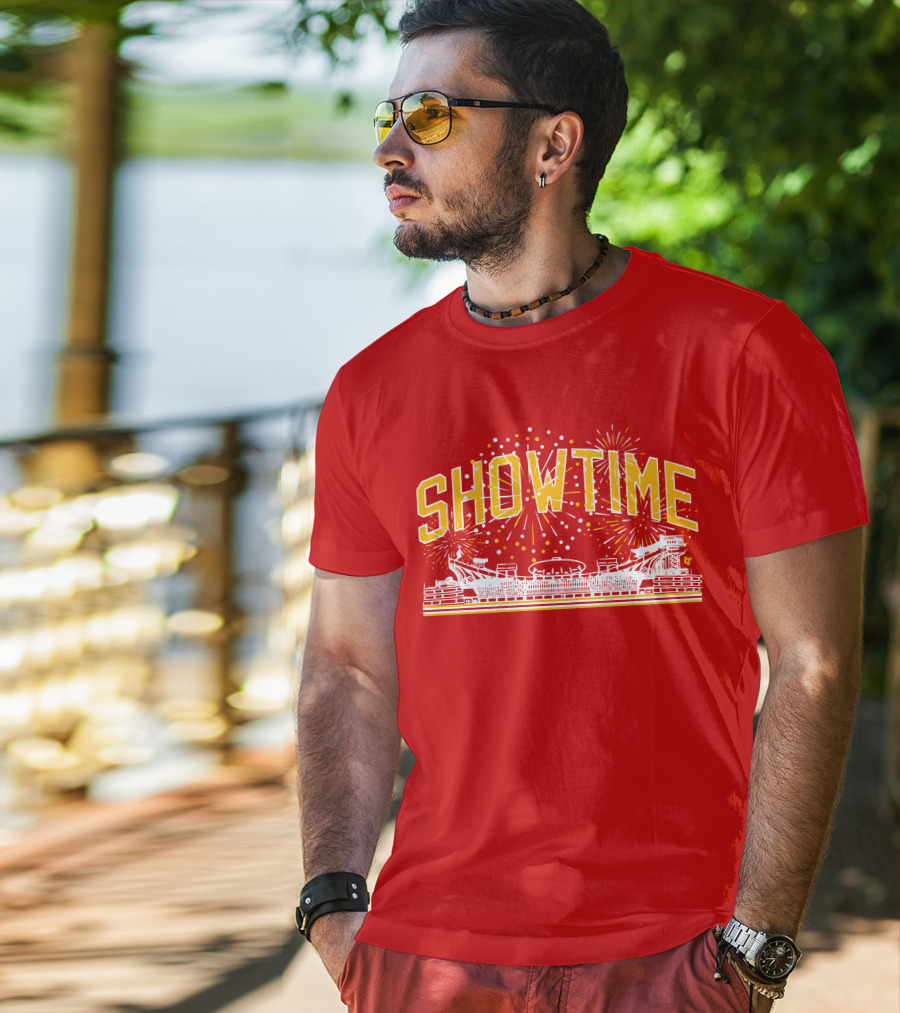 Kansas City Showtime Football Fireworks T-Shirt