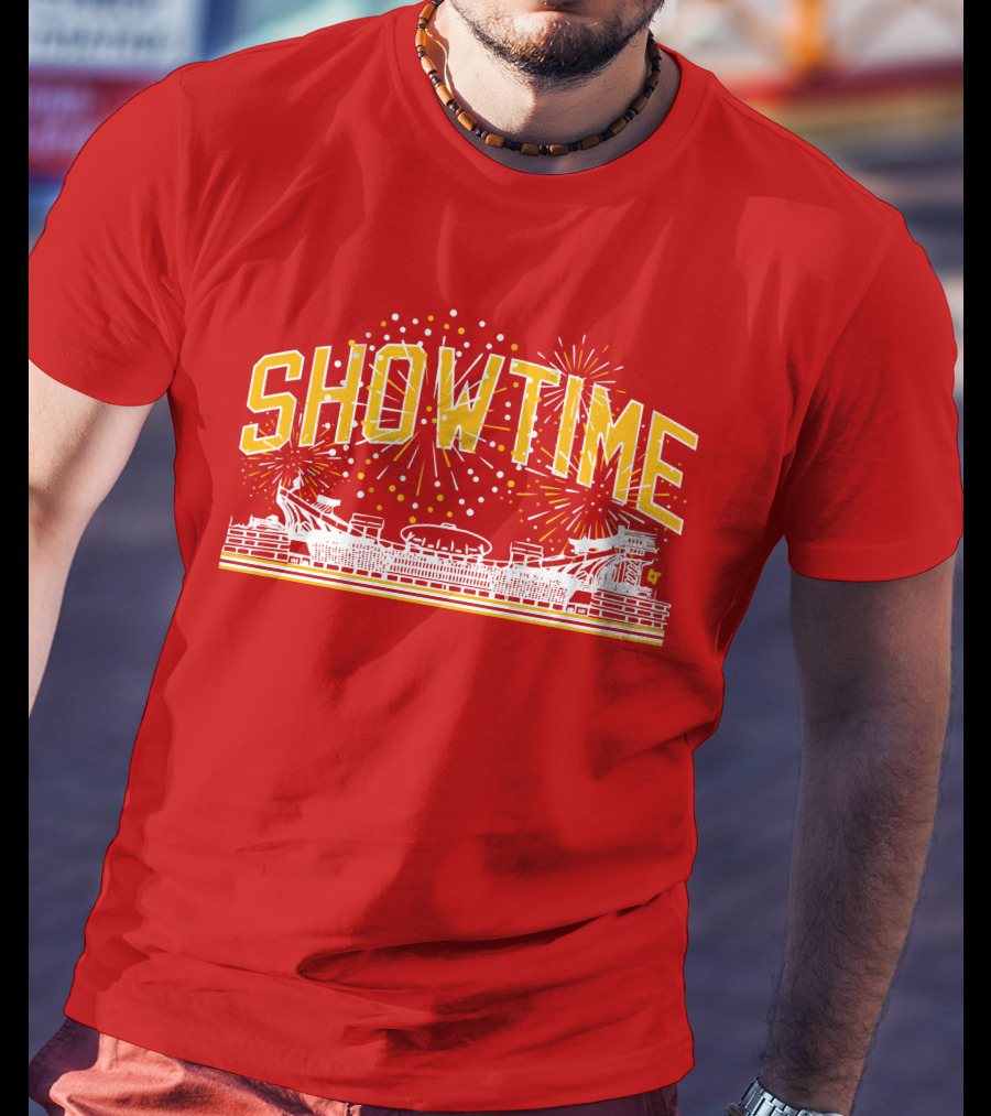 Kansas City Showtime Football Fireworks T-Shirt