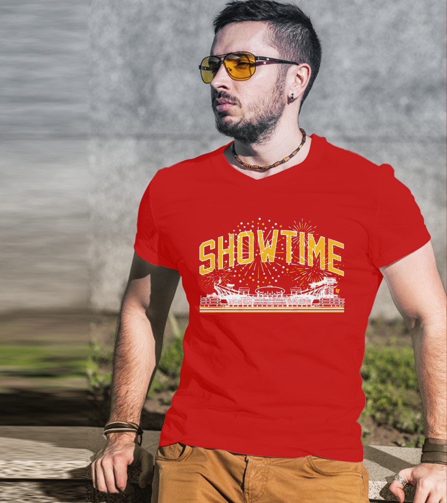 Kansas City Showtime Football Fireworks T-Shirt