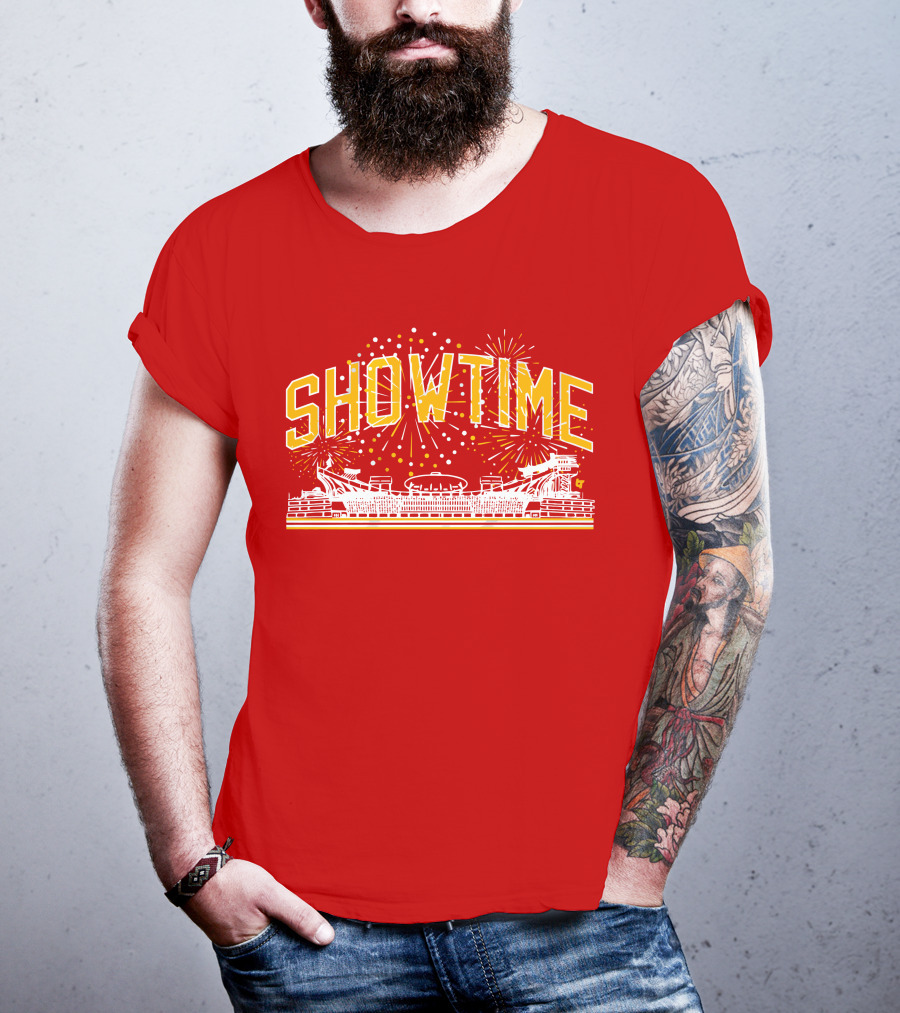 Kansas City Showtime Football Fireworks T-Shirt