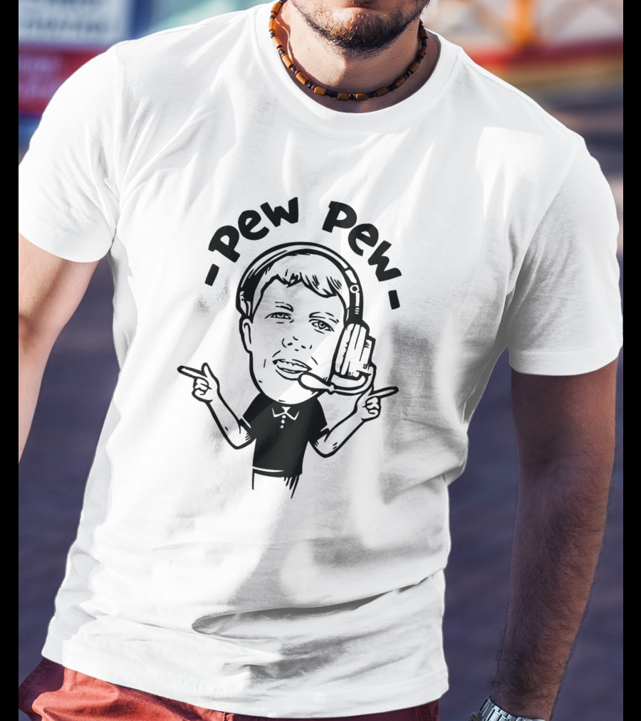 Pew Pew Headset Spokesmasters T-Shirt