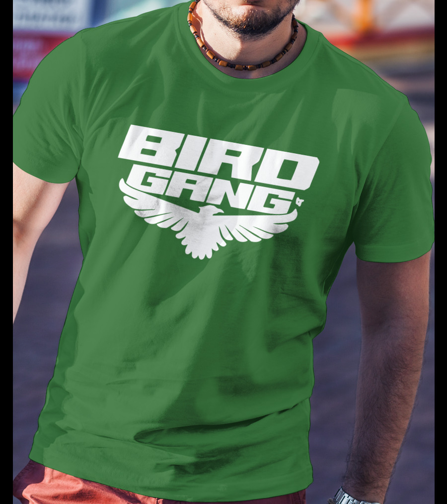 Bird Gang Eagles Wing Emblem T-Shirt