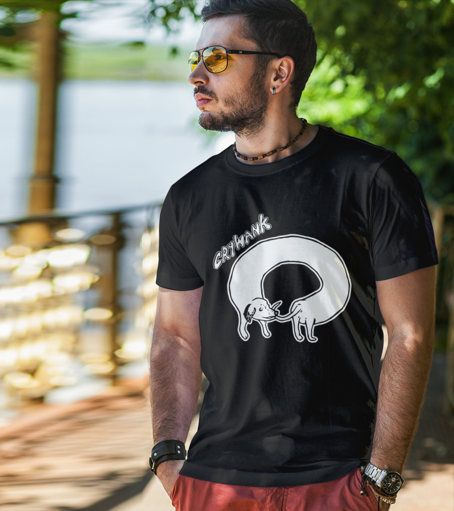Crywank Endless Dog Loop T-Shirt
