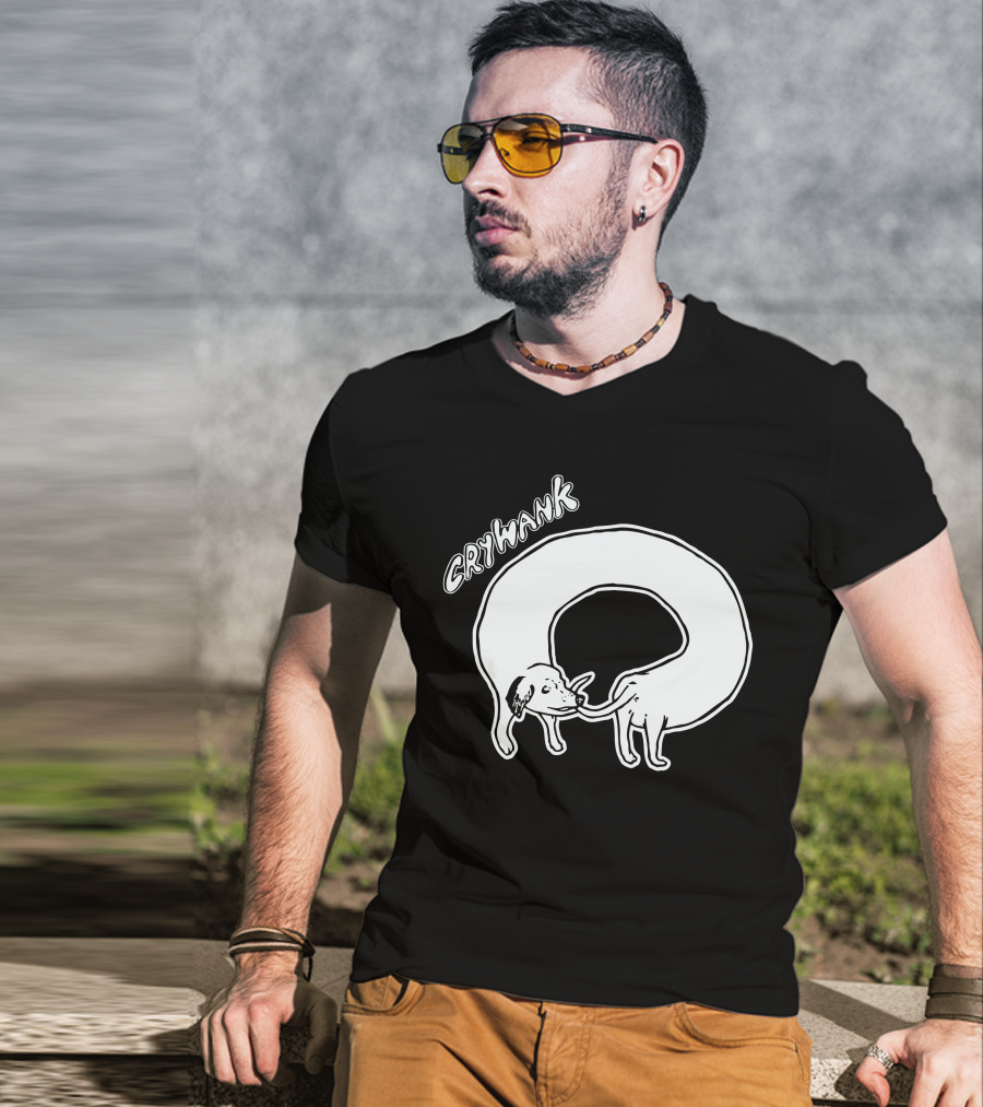 Crywank Endless Dog Loop T-Shirt