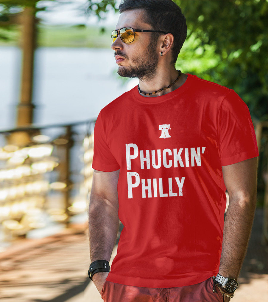 Phuckin Philly Liberty Bell Red T-Shirt