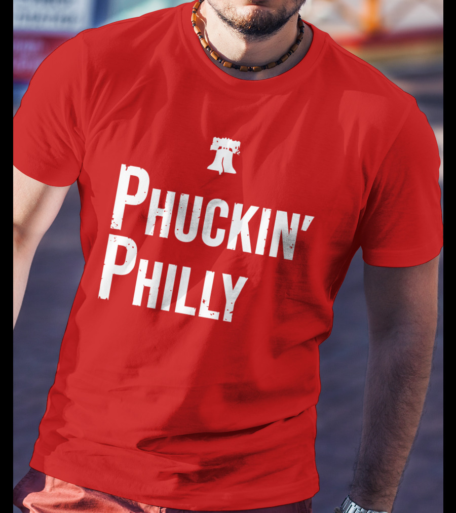 Phuckin Philly Liberty Bell Red T-Shirt