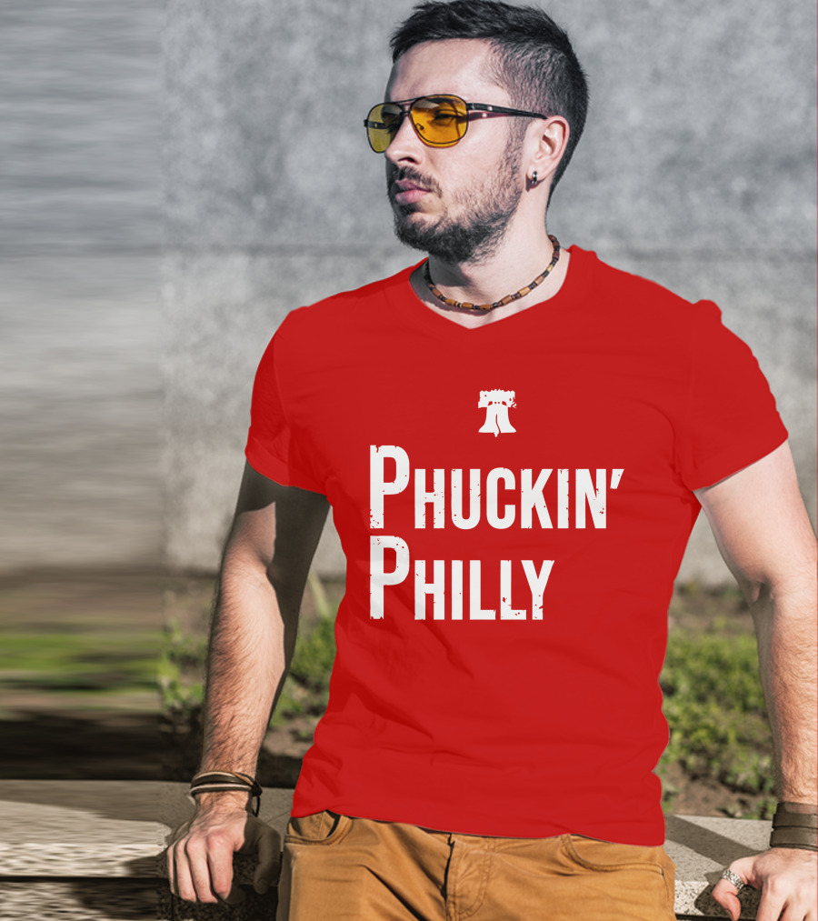 Phuckin Philly Liberty Bell Red T-Shirt