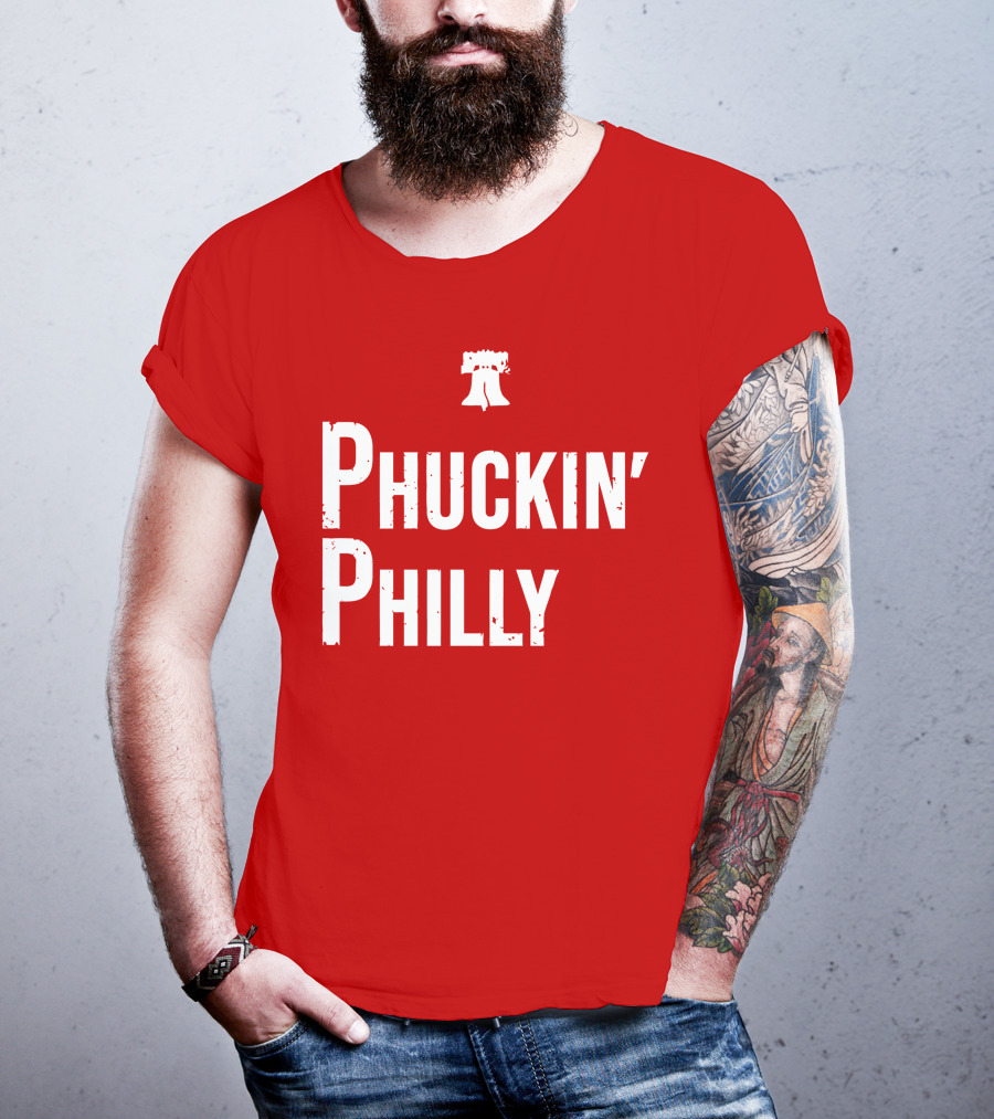 Phuckin Philly Liberty Bell Red T-Shirt