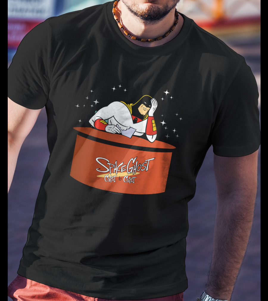 Space Ghost Coast To Coast Spacer Stars Desk T-Shirt