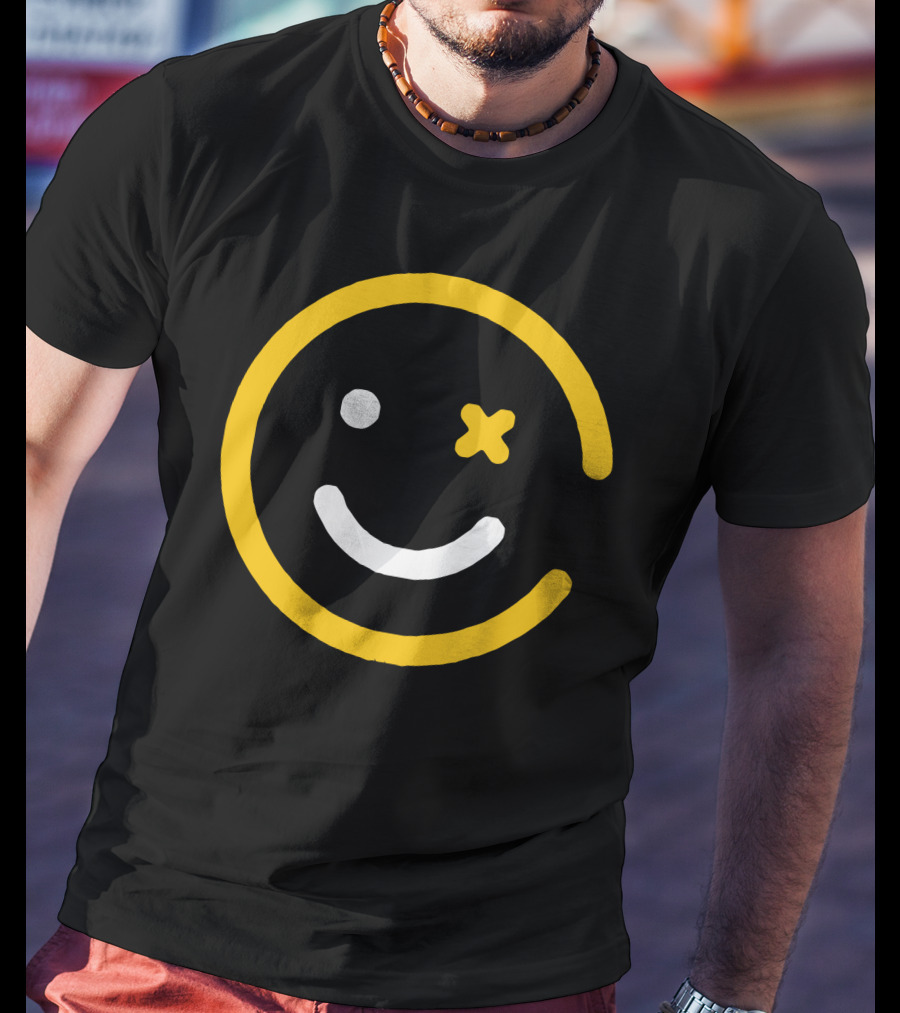 Happy Punch Winking Face Emoji T-Shirt