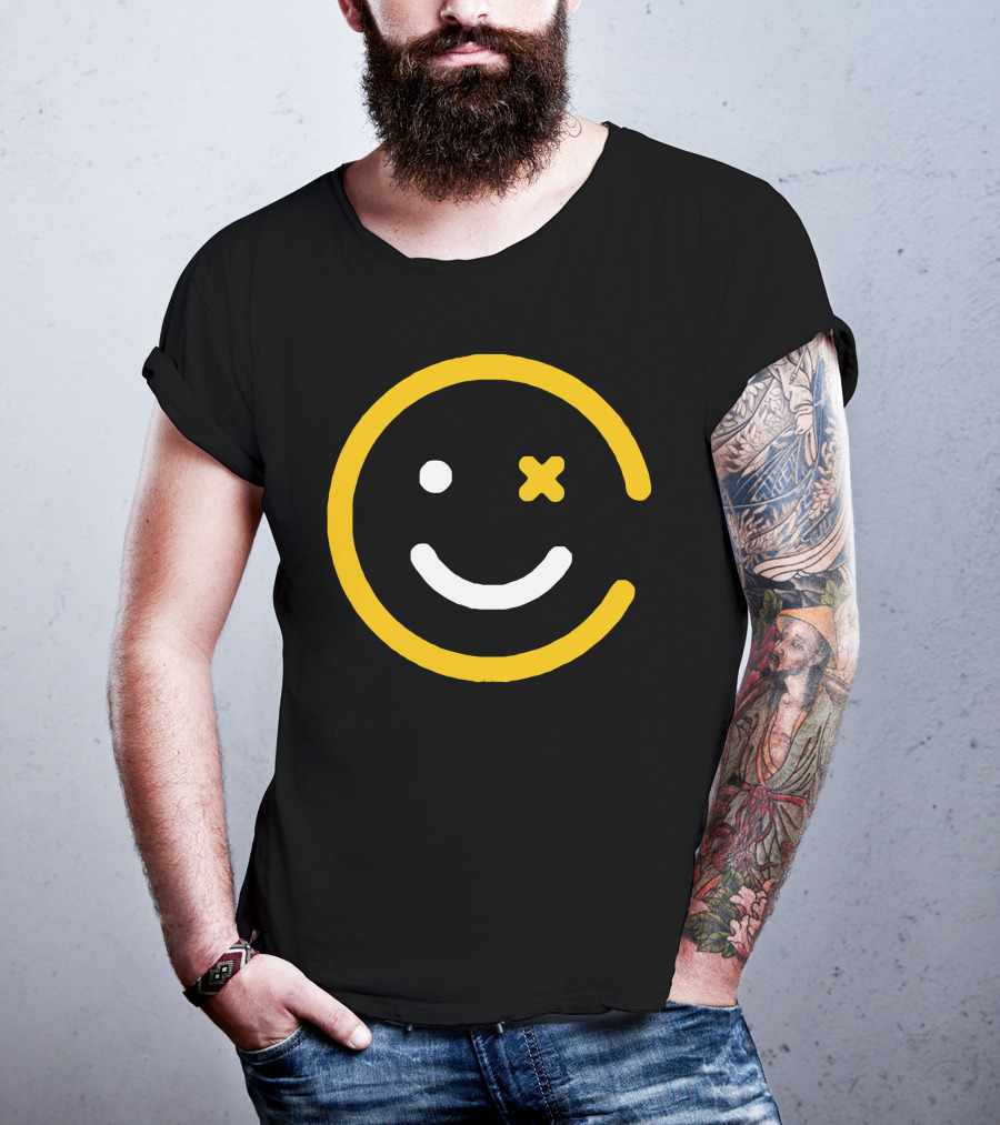 Happy Punch Winking Face Emoji T-Shirt