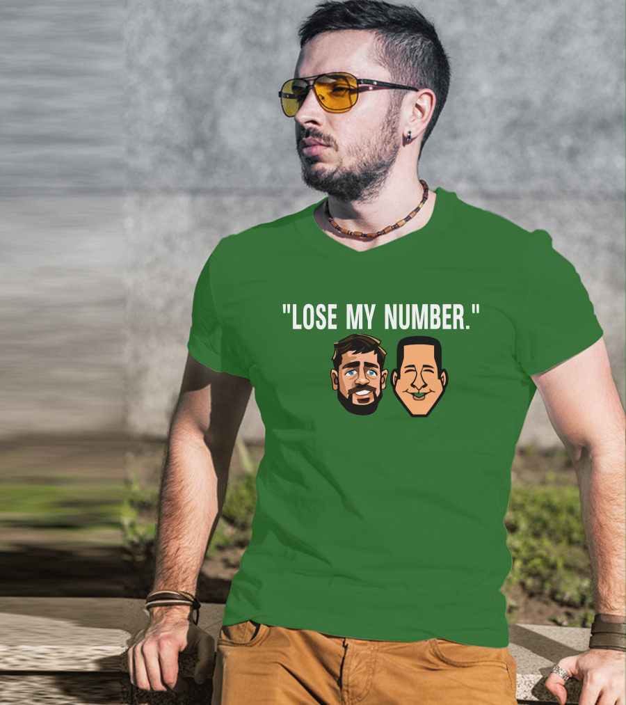 Lose My Number Aaron Rodgers Adam Schefter T-Shirt