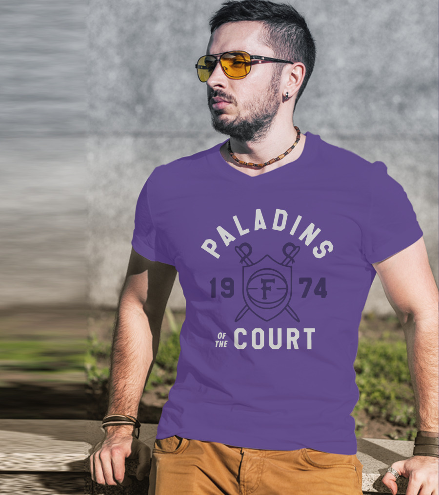 Paladins Of The Court 1974 F Shield Emblem T-Shirt