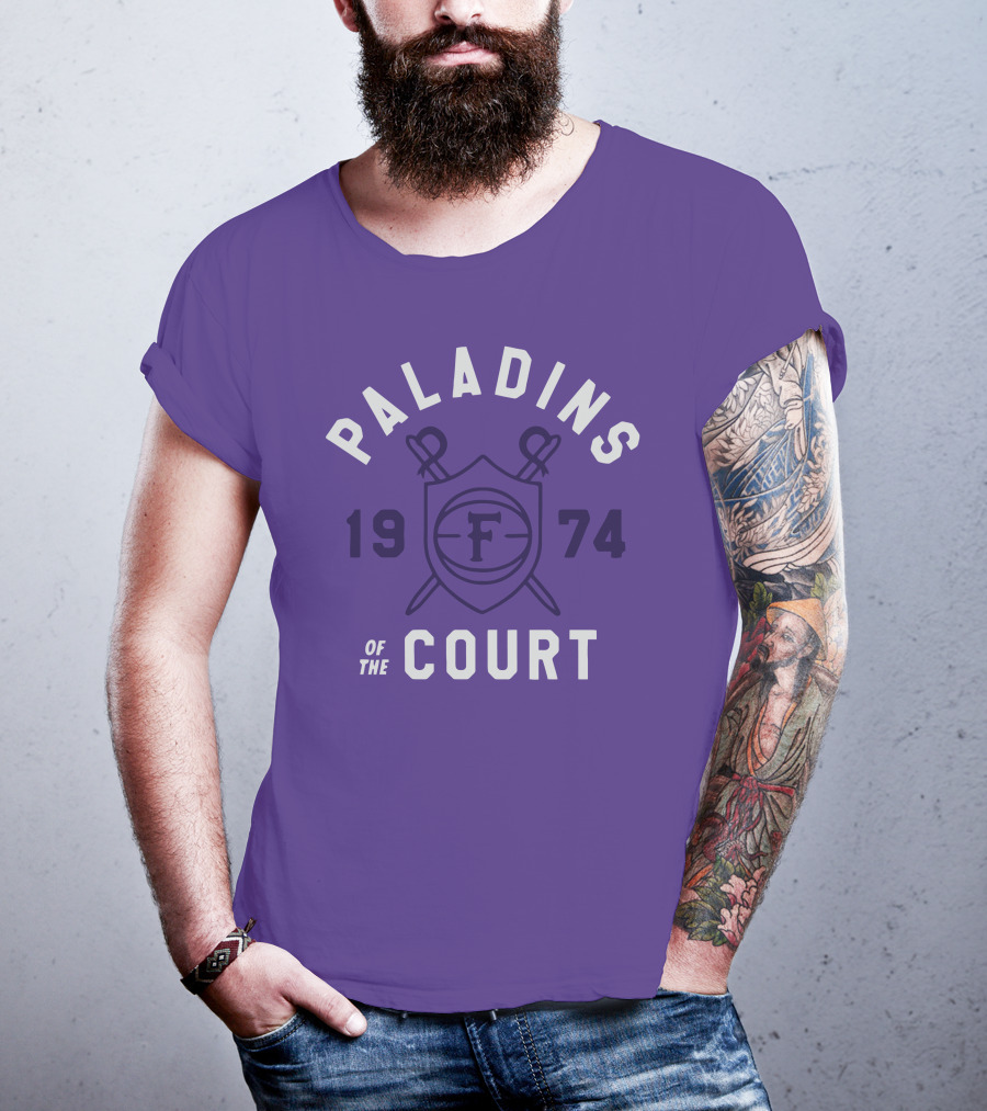 Paladins Of The Court 1974 F Shield Emblem T-Shirt