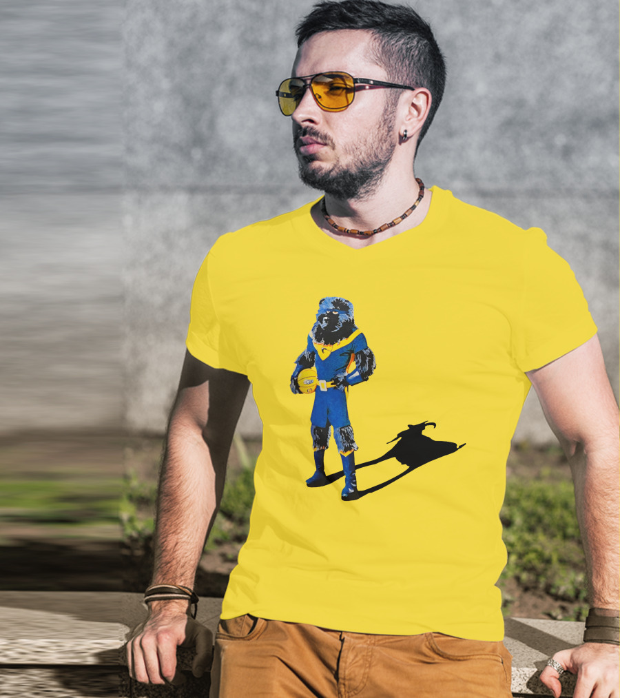 Memphis Grizzlies Basketball GOAT With Superhero Bear And Goat Shadow T-Shirt