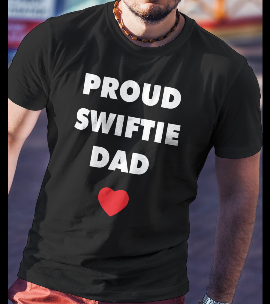Proud Swiftie Dad Heart T-Shirt