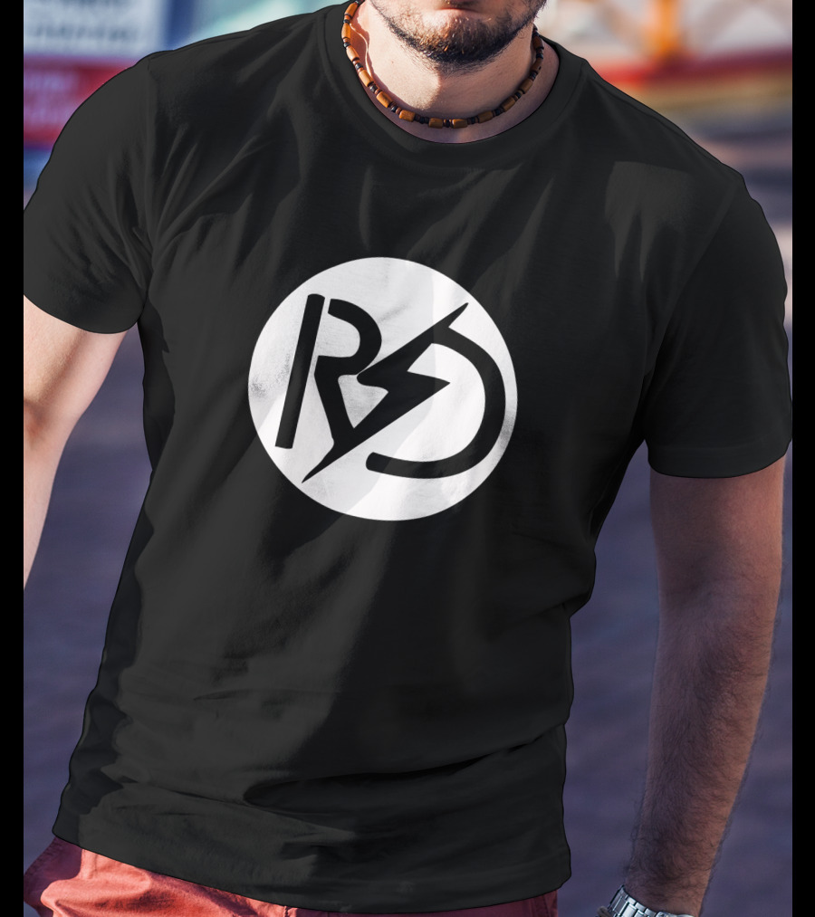 Rhys RD Logo With Circular Emblem T-Shirt