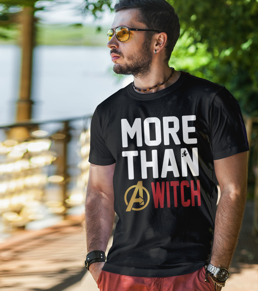 More Than A Witch Avengers Halloween T-Shirt