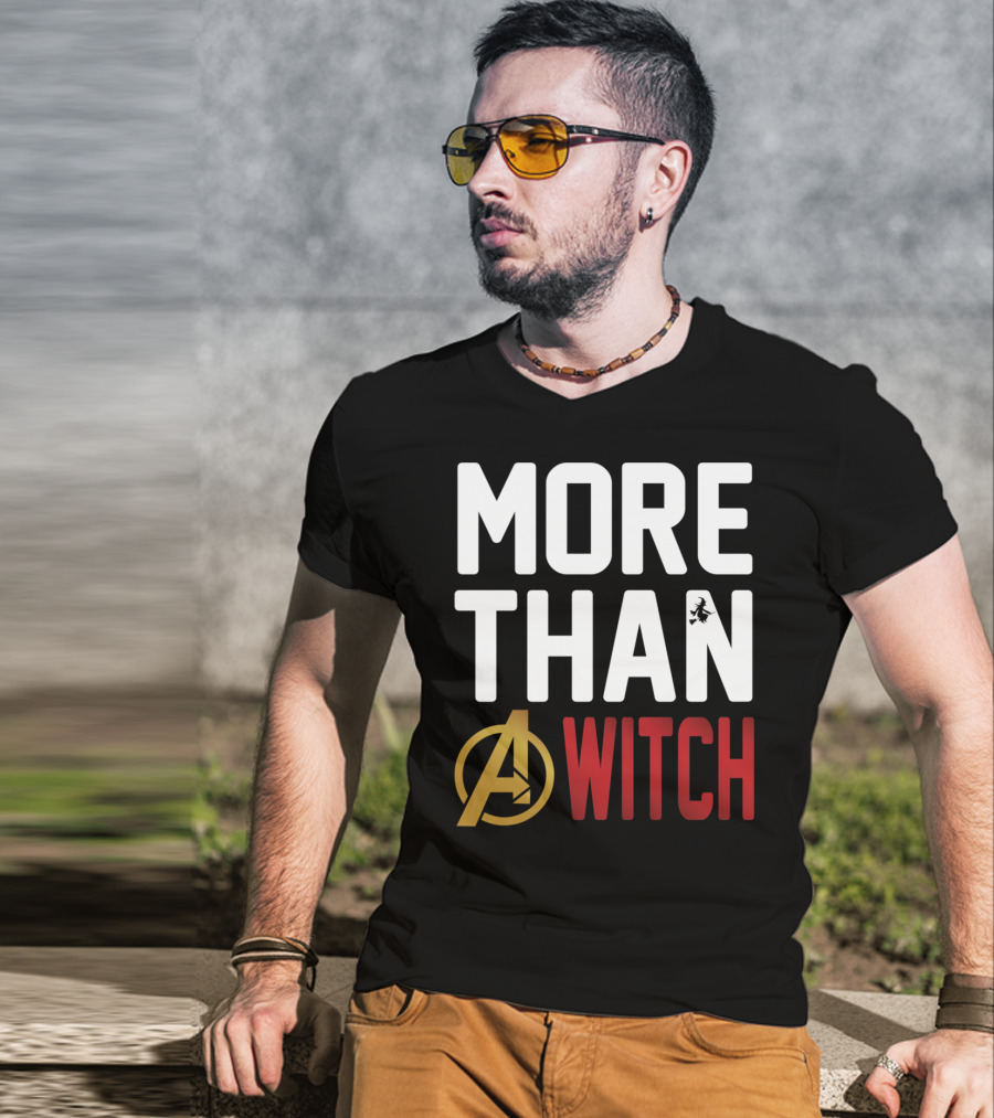 More Than A Witch Avengers Halloween T-Shirt