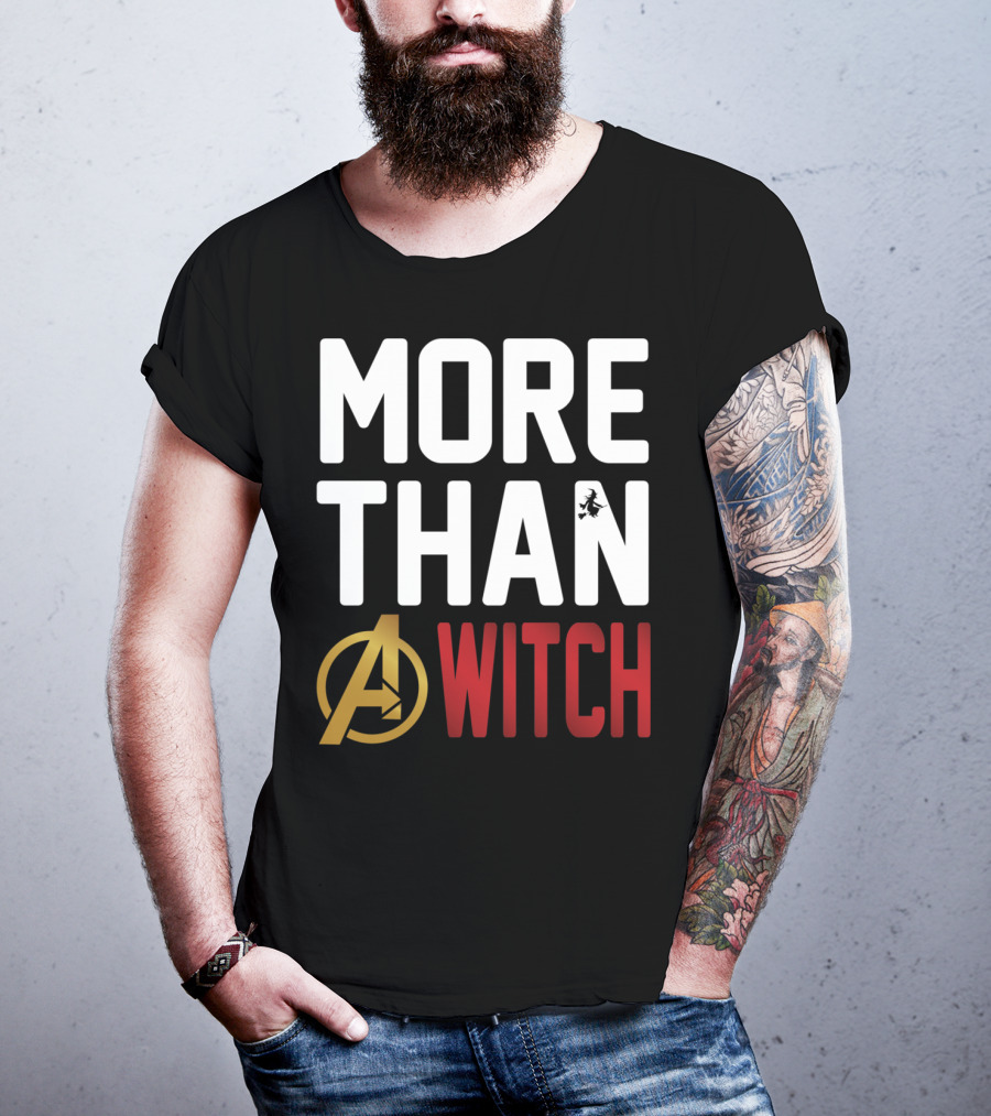 More Than A Witch Avengers Halloween T-Shirt
