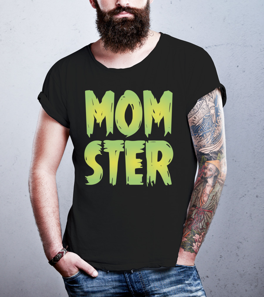 MOM-STER Green Halloween Relaxed Fit Costume T-Shirt