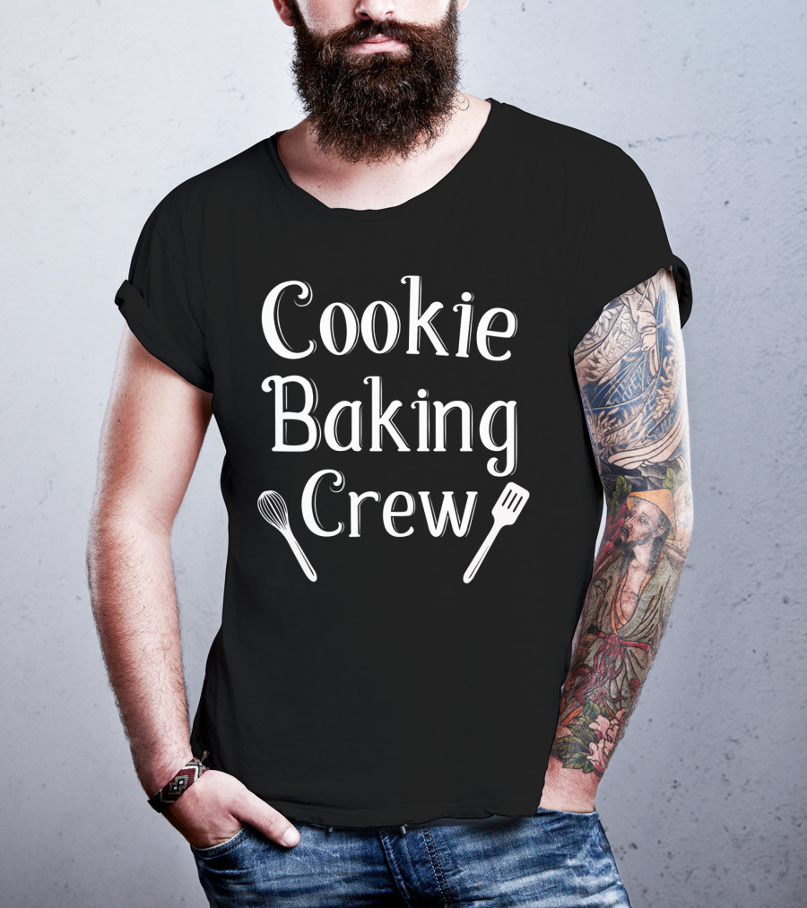 Cookie Baking Crew Whisk Spatula Fitted Scoop T-Shirt