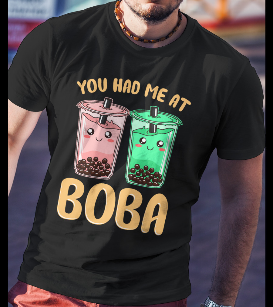 You Had Me At Kawaii Bubble Tea Boba T-Shirt