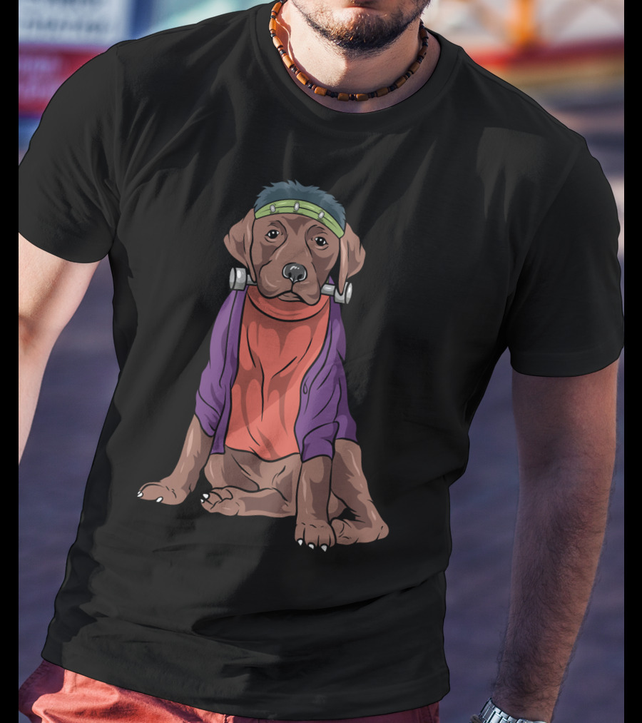 Funny Labrador Retriever Frankenstein Dog Costume T-Shirt