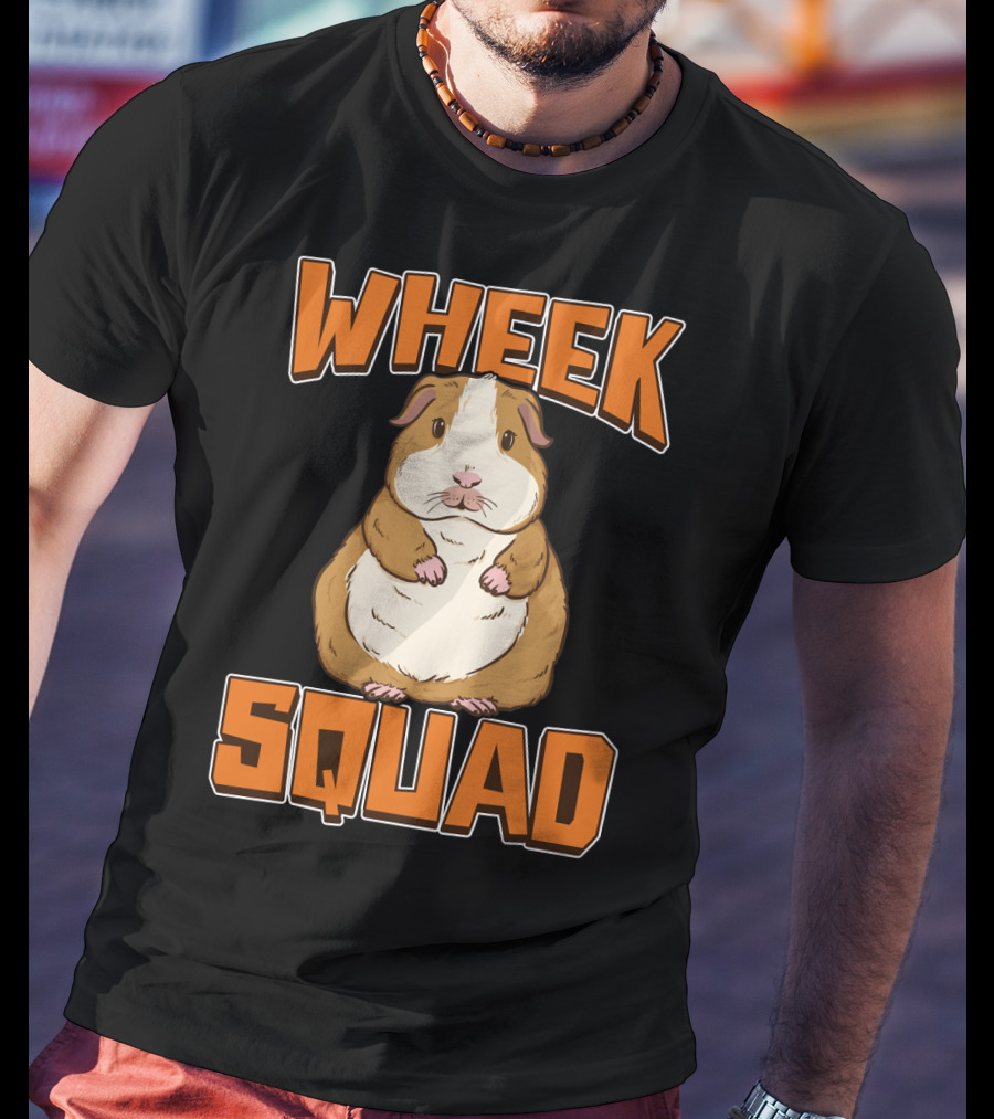 Wheek Squad Guinea Pig Furry Potato Pet Cavy T-Shirt