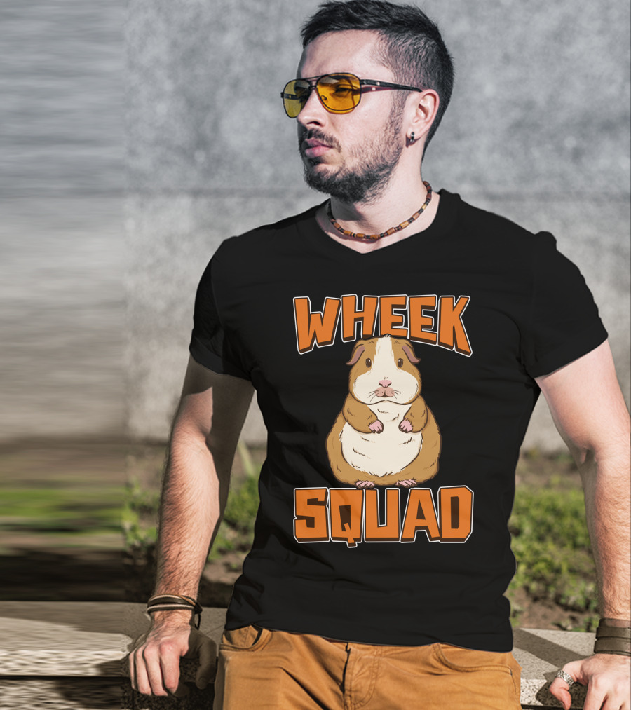 Wheek Squad Guinea Pig Furry Potato Pet Cavy T-Shirt