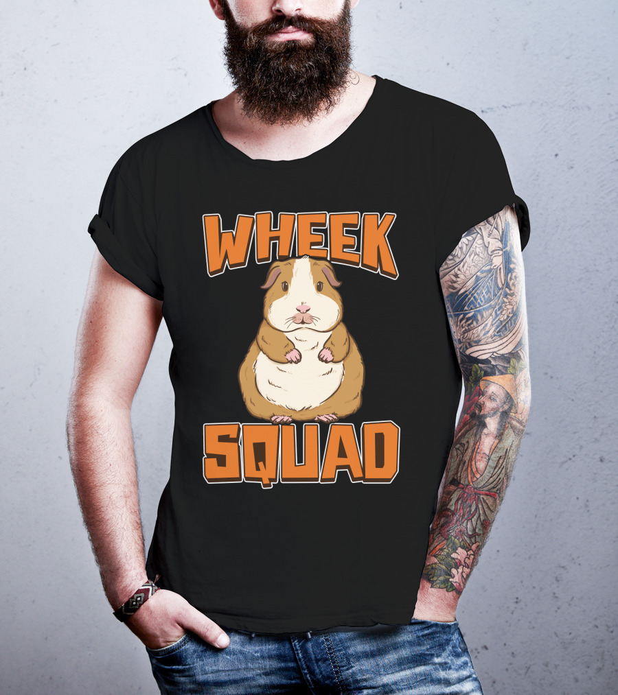 Wheek Squad Guinea Pig Furry Potato Pet Cavy T-Shirt