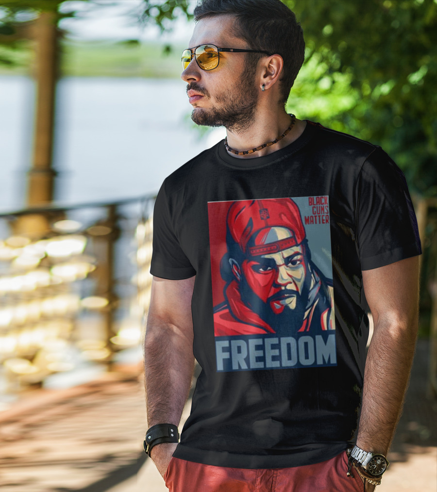 BGM Collectible Black Freedom Black Guns Matter T-Shirt