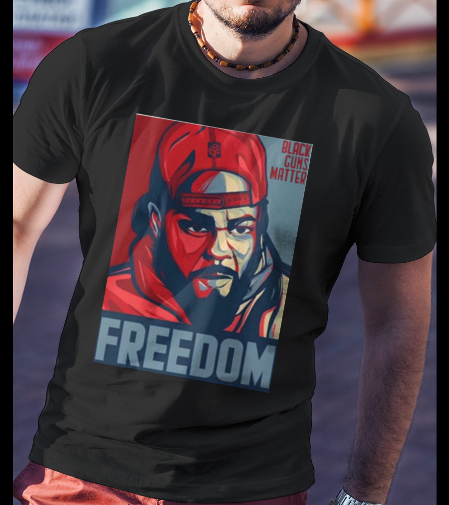 BGM Collectible Black Freedom Black Guns Matter T-Shirt