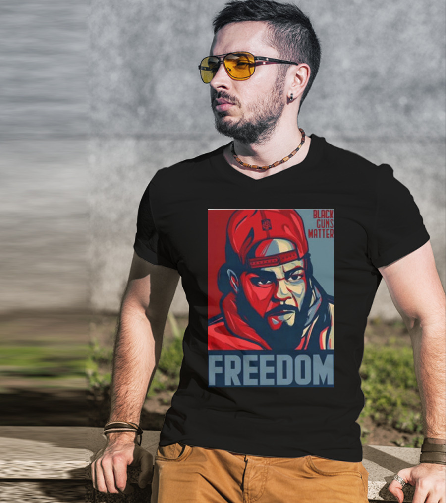 BGM Collectible Black Freedom Black Guns Matter T-Shirt