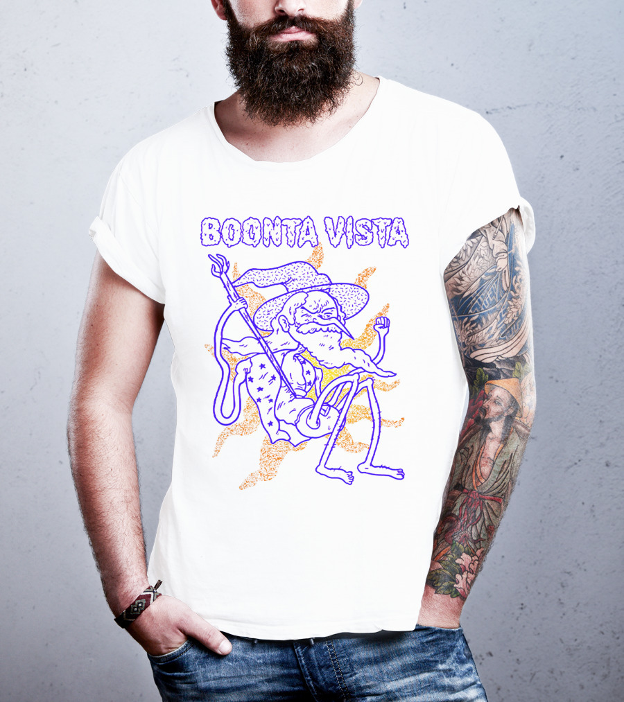 Boonta Vista Wizard With Staff And Hat T-Shirt