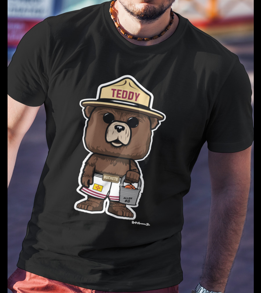 Teddy Buckets Allen #0 Satinytee Clothing Store T-Shirt