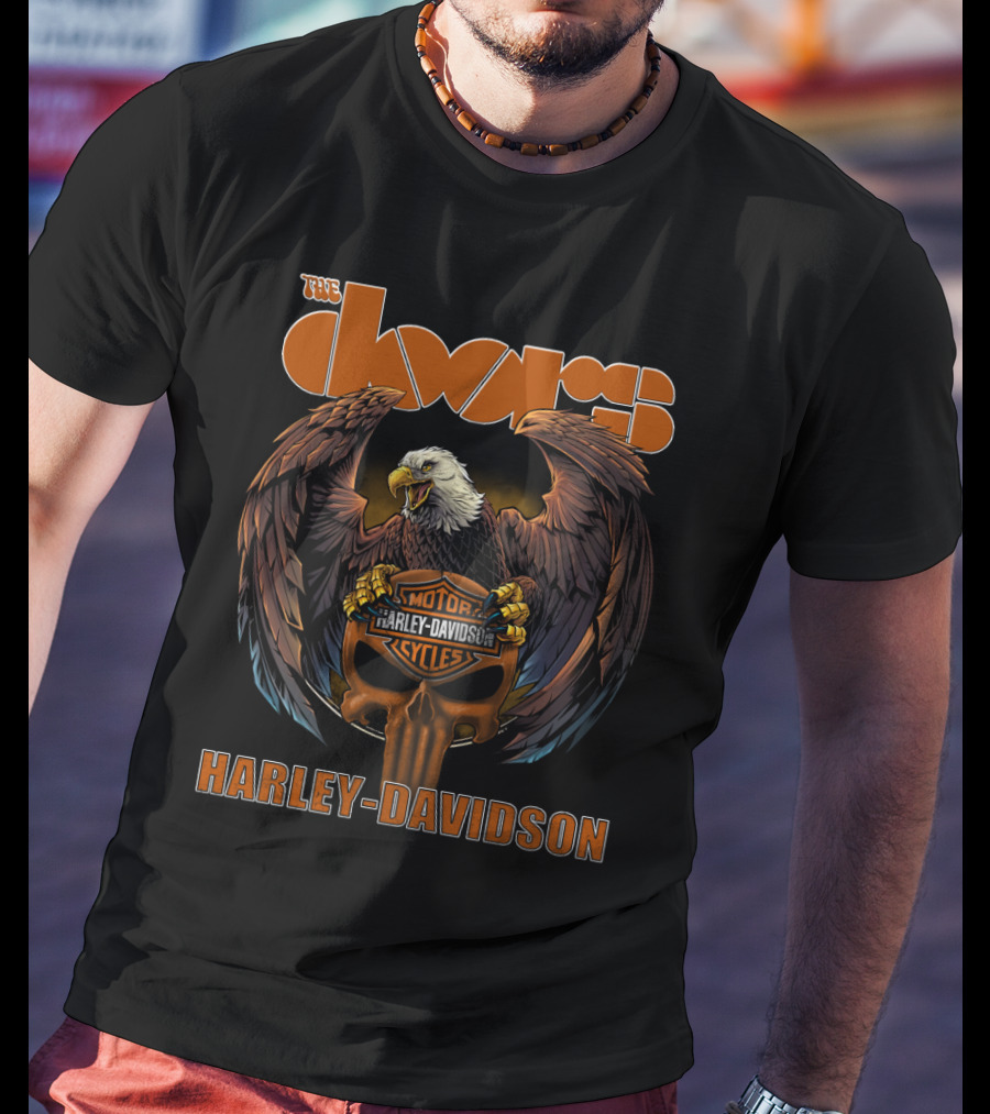 The Doors Harley Davidson Eagle Motorcycles T-Shirt