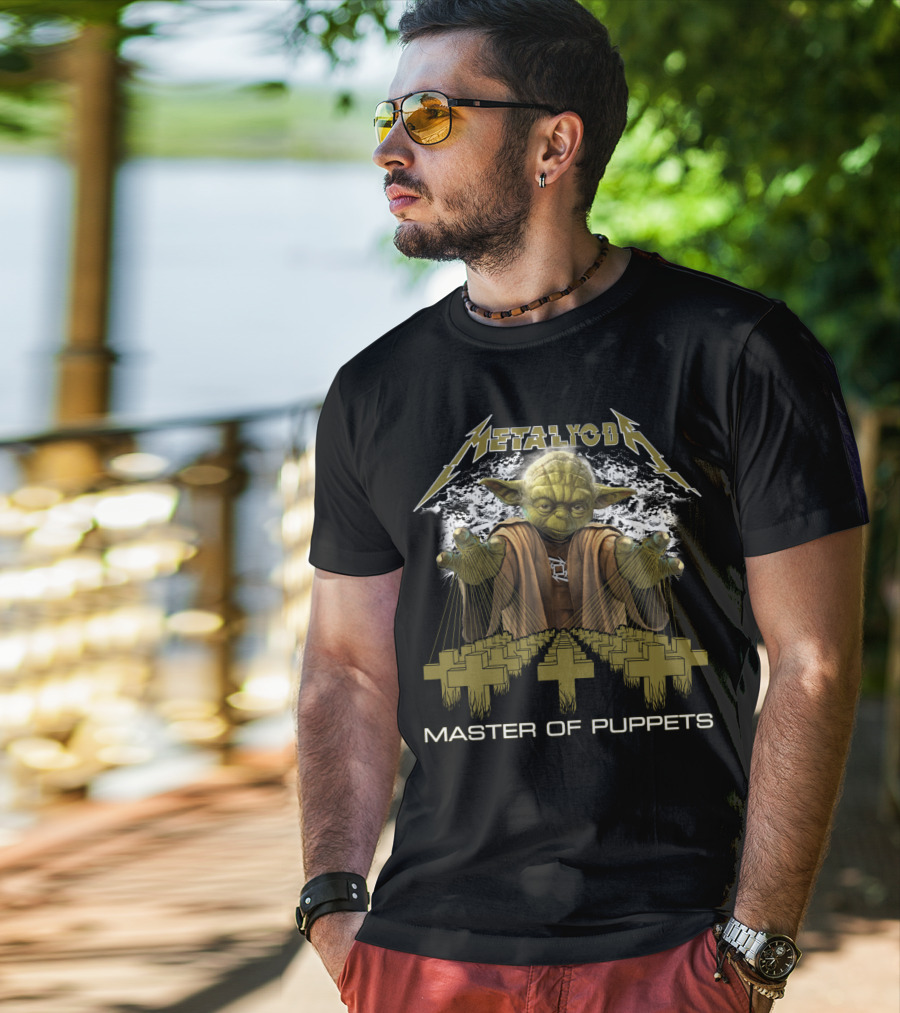 Metal Yoda Master Of Puppets T-Shirt