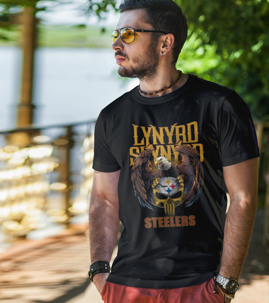 Lynyrd Skynyrd Eagle Pittsburgh Steelers T-Shirt