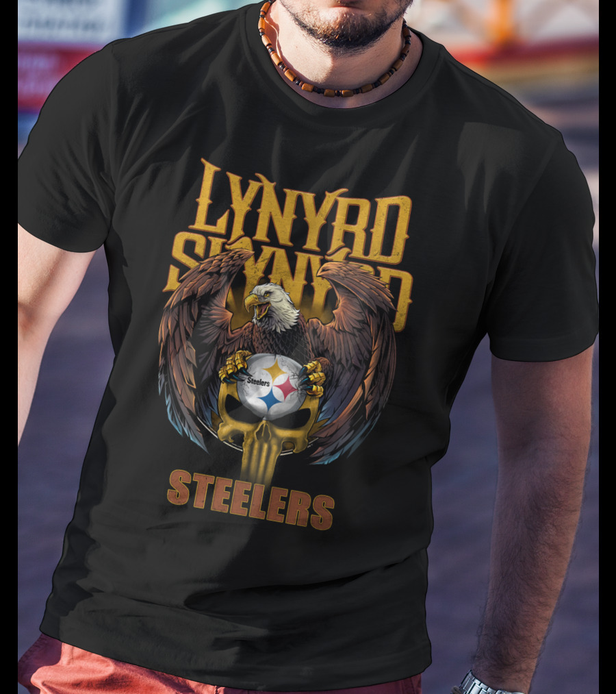 Lynyrd Skynyrd Eagle Pittsburgh Steelers T-Shirt