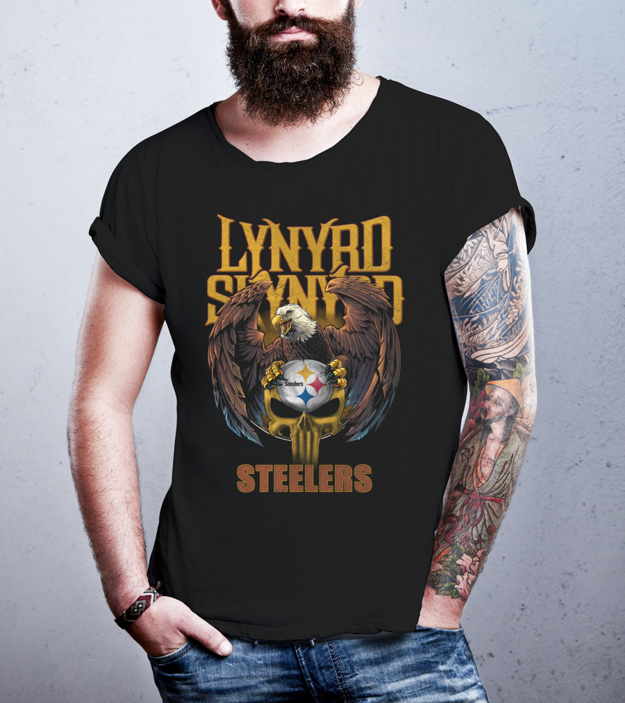 Lynyrd Skynyrd Eagle Pittsburgh Steelers T-Shirt