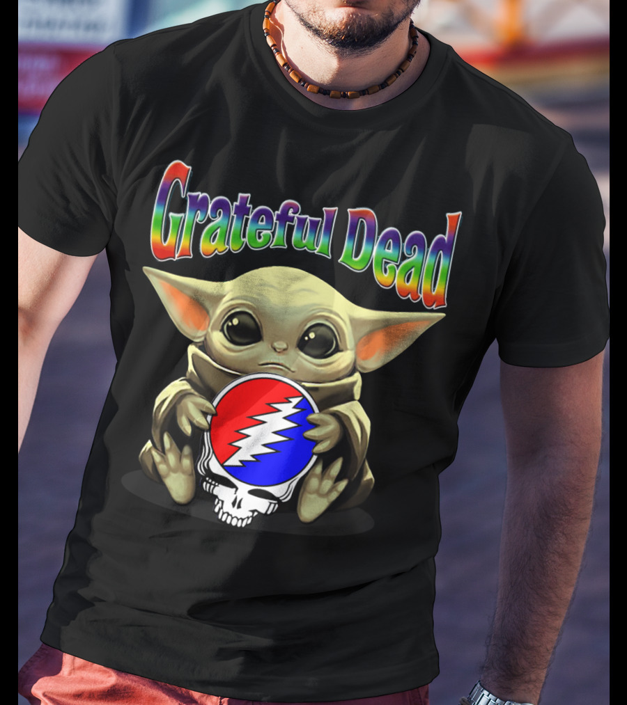 Grateful Dead Baby Yoda Steal Your Face T-Shirt
