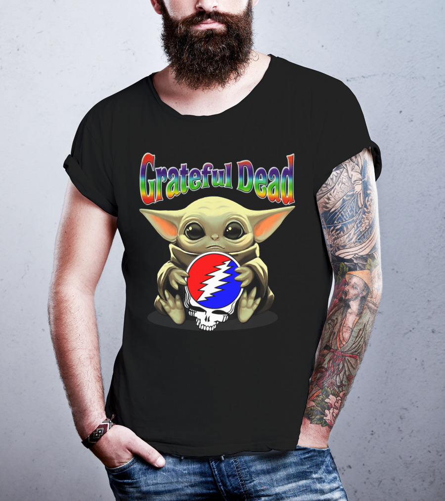 Grateful Dead Baby Yoda Steal Your Face T-Shirt